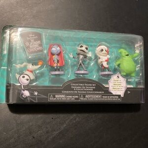 Disney The Nightmare Before Christmas Mini Figure Set - Teal, Green, Red Accents